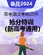 备战2024年高考语文考前20天抢分特训（新高考通用）