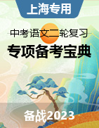 2023年中考语文二轮复习专项备考宝典（上海专用）（部编五四制）