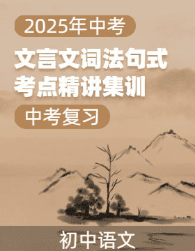 備戰(zhàn)2025年中考語文文言文詞法與句式考點(diǎn)精講與集訓(xùn)