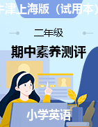 學易金卷：2024-2025學年二年級英語上學期期中素養(yǎng)測評（牛津上海版試用本）