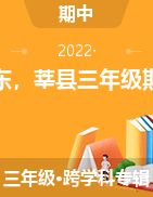 山东省聊城市莘县2021-2022学年三年级下学期期中考试试题