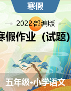 寒假作業(yè)（試題）-2021-2022學(xué)年語文五年級(jí)上冊(cè)