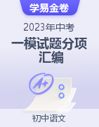 學(xué)易金卷：2023年中考語文一模試題分項(xiàng)匯編（全國通用）