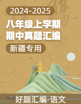 【好題匯編】備戰(zhàn)2024-2025學年八年級語文上學期期中真題分類匯編（新疆專用）