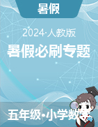 2024年人教版五年級(jí)下冊(cè)數(shù)學(xué)暑假必刷專題