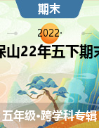 云南省保山市2021-2022学年五年级下学期期末考试试题