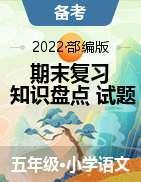 2022-2023学年五年级语文上册期末复习（知识盘点+试题）