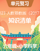 小学科学六年级上册复习资料