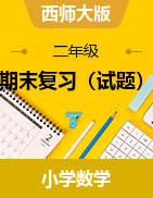 期末復(fù)習(xí)（試題）-2023-2024學(xué)年二年級(jí)上冊(cè)數(shù)學(xué)西師大版