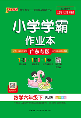 【小學(xué)學(xué)霸作業(yè)本】2024-2025學(xué)年六年級(jí)下冊(cè)數(shù)學(xué)習(xí)題課件（人教版 廣東專版）