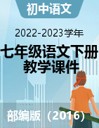 2022-2023学年七年级语文下册教学课件（部编版）