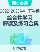 2022-2023學(xué)年下學(xué)期初中語文【綜合性學(xué)習(xí)活動設(shè)計】解讀及練習(xí)合集（部編版）