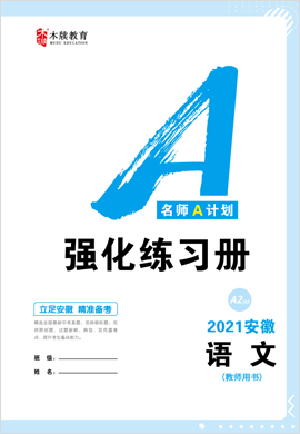 2021【名师A计划】中考语文强化练习册