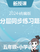 2023-2024學(xué)年五年級下冊語文分層同步練習(xí)題 （統(tǒng)編版）