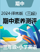 學(xué)易金卷：2024-2025學(xué)年三年級英語上學(xué)期期中素養(yǎng)測評（譯林版三起·2024秋）  