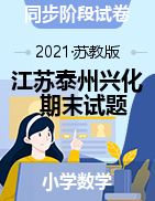 江苏省泰州市兴化市2020-2021学年第一学期数学2,3,4,6年级期末测试卷PDF版   苏教版（含答案）
