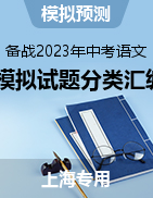  备战2023年中考语文模拟试题分类汇编（上海专用）