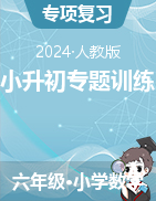 2024年人教版六年级下册数学小升初专题训练