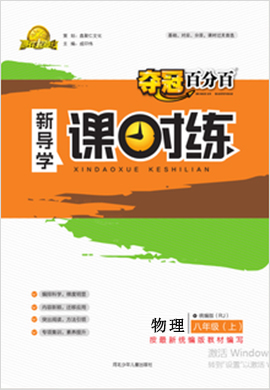 【奪冠百分百】2021-2022學(xué)年八年級(jí)下冊(cè)初二物理新導(dǎo)學(xué)課時(shí)練（人教版）