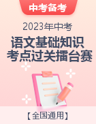 2023年中考語文基礎(chǔ)知識考點過關(guān)擂臺賽題系列