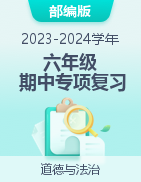 2023-2024学年六年级道德与法治上册期中专项复习（统编版）