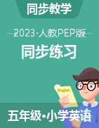 2023-2024學(xué)年五年級(jí)英語(yǔ)上冊(cè)同步練習(xí)（人教PEP版）