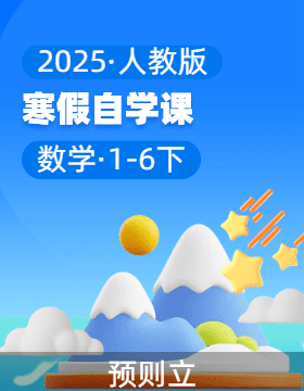 2025年1-6年級(jí)數(shù)學(xué)寒假自學(xué)課（人教版） 