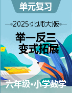 （單元講義）2024-2025學(xué)年數(shù)學(xué)六年級下冊舉一反三變式拓展（北師大版）