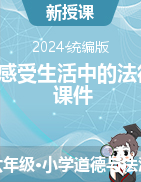 2024-2025學年道德與法治六年級上冊1感受生活中的法律課件（統(tǒng)編版）