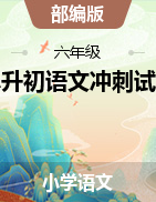 六年級下冊語文試題-貴州省凱里市2021年小升初沖刺模擬試卷含答案部編版