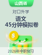 2026年山西省（对口升学）《语文45分钟模拟卷》