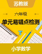 2023-2024學年六年級上冊數(shù)學易錯點檢測卷（蘇教版）