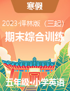 【寒假專練】2023年譯林三起版英語上冊(cè)五年級(jí)期末綜合訓(xùn)練