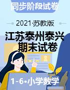 江苏泰州泰兴2020年春1-6年级数学下册期末试卷（苏教版，含答案）