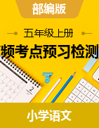 高頻考點(diǎn)預(yù)習(xí)檢測(cè)卷（試題）部編版語文五年級(jí)上冊(cè)