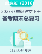2022-2023学年八年级语文下册备考期末总复习（江苏苏州专用）