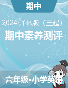 學(xué)易金卷：2024-2025學(xué)年六年級英語上學(xué)期期中素養(yǎng)測評（譯林版三起）