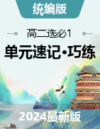 2024-2025學(xué)年高二政治單元速記?巧練（統(tǒng)編版選擇性必修1）