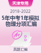 5年（2018-2022）中考1年模拟物理分项汇编（天津专用） 