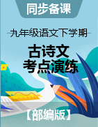 2022-2023學(xué)年九年級語文下學(xué)期古詩文考點(diǎn)演練