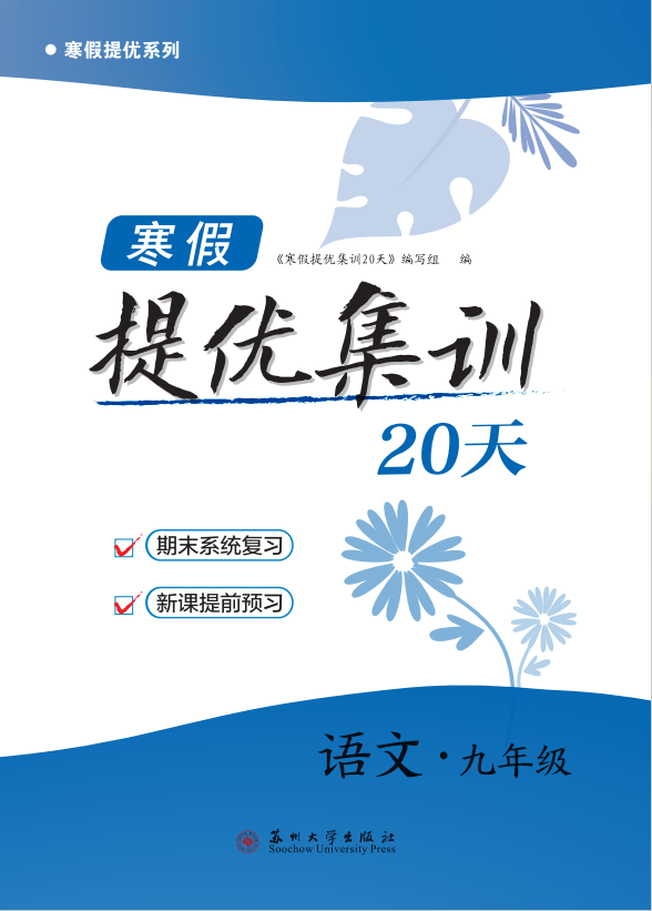 【寒假提優(yōu)集訓】2024-2025學年九年級語文20天（統(tǒng)編版）