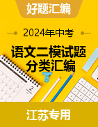 【好题汇编】2024年中考语文二模试题分类汇编（江苏专用）