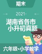 近两年（2021-2022）湖南省各市小升初数学真题  