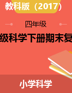 四年級(jí)科學(xué)下冊(cè)試題  期末復(fù)習(xí)卷（含答案）教科版（2017）