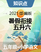 【暑期培优班】2021年五升六语文暑假衔接课件（统编版）