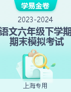 学易金卷：2023-2024学年六年级语文下学期期末模拟考试  （上海专用）