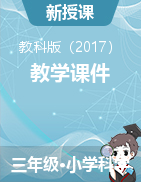 2024-2025學年三年級科學上學期課件（教科版）