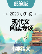 2023年小升初语文现代文阅读专项复习训练（部编版）