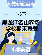 黑龙江省名山农场学校英语1-5年级2019-2020学年下学期期末评价试卷（人教pep，无答案，含听力音频） (2份打包)