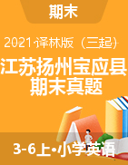 江苏省扬州市宝应县-2020-2021学年3-6年级上学期英语期末试卷-译林版（三起）（无答案）